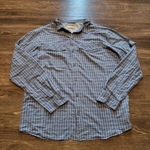 Columbia Omni Shade Sun Protection Long Sleeved Button Up Mens XL